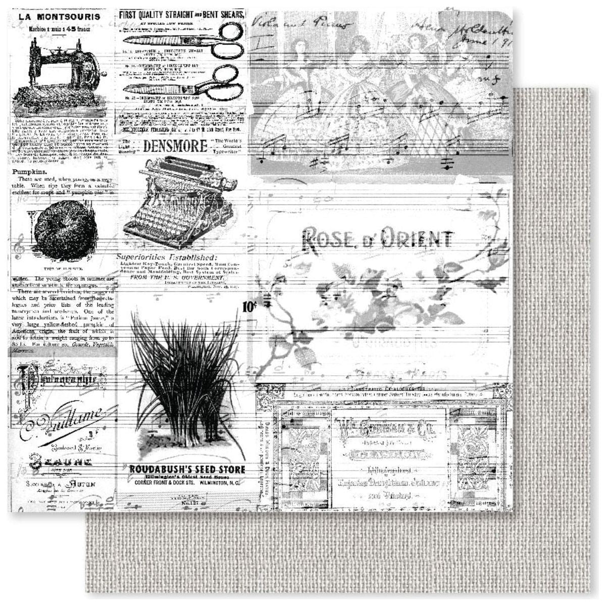 Paper Rose - Vintage Backgrounds 1.0 12x12 Paper Collection - Image 10