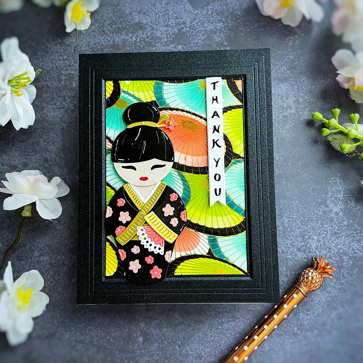Kokeshi Dolls Etched Dies by Alex Syberia Designs - Image 8