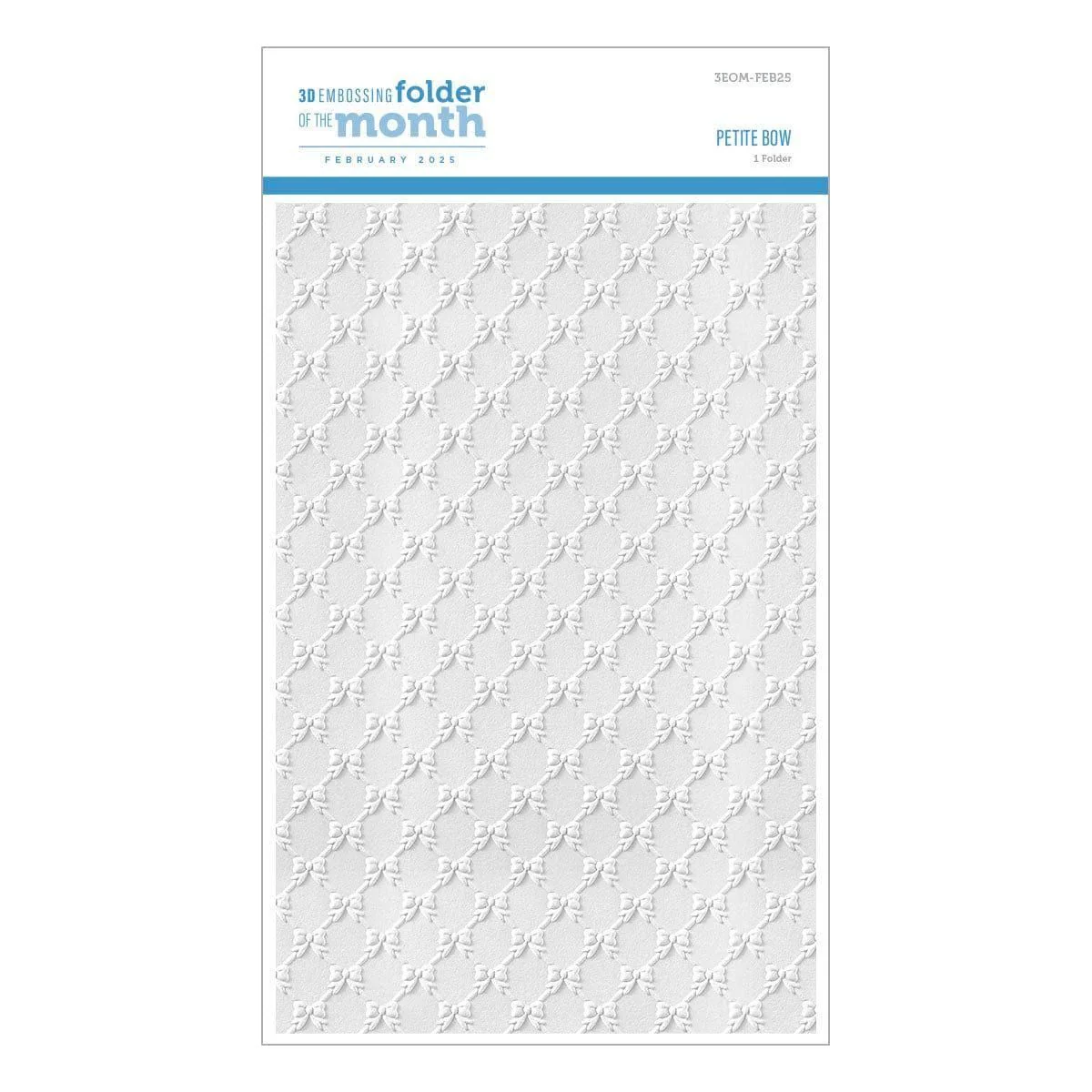 Petite Bow - 3D Embossing Folder of the Month - Image 9