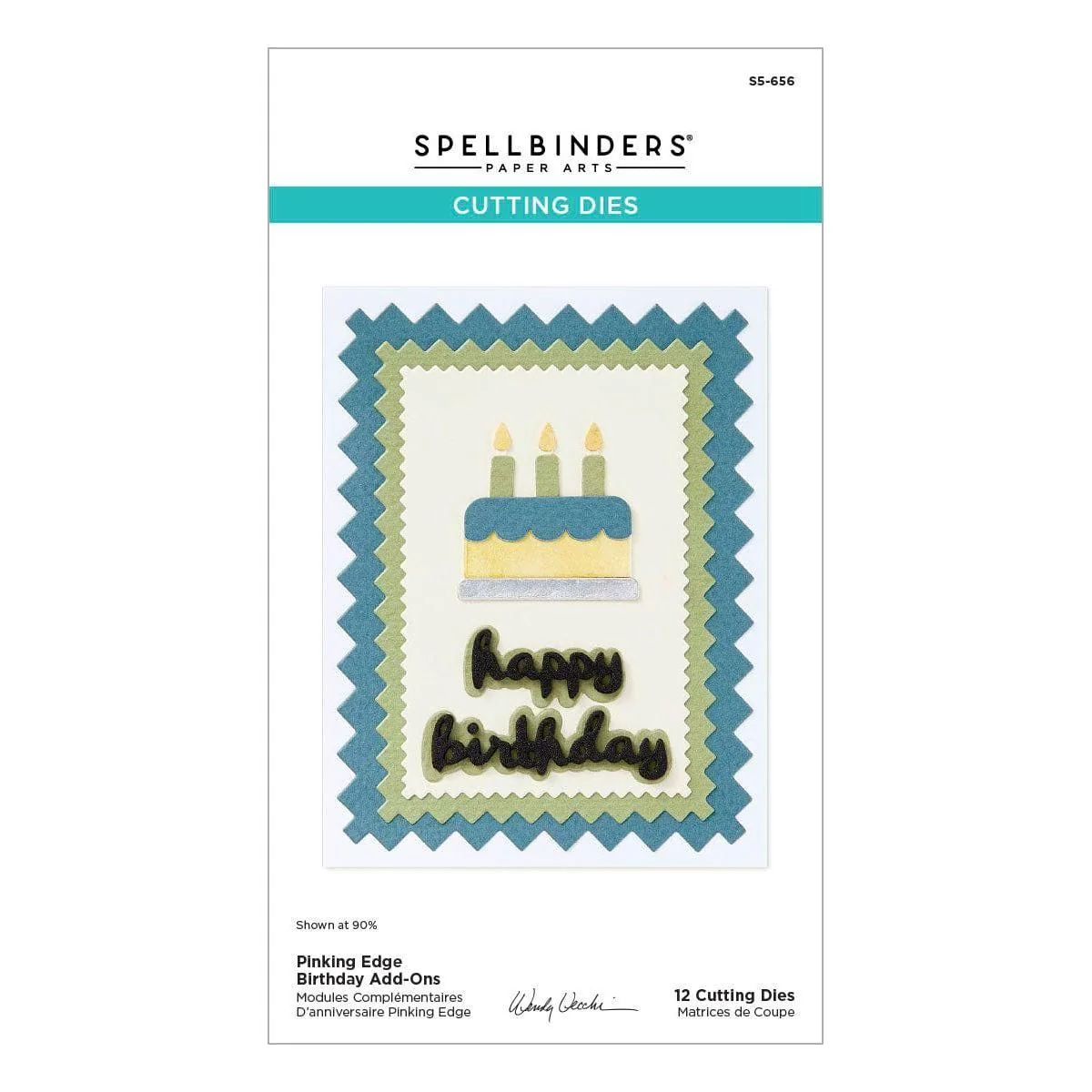Pinking Edge Birthday Add-Ons Etched Dies by Wendy Vecchi - Image 6
