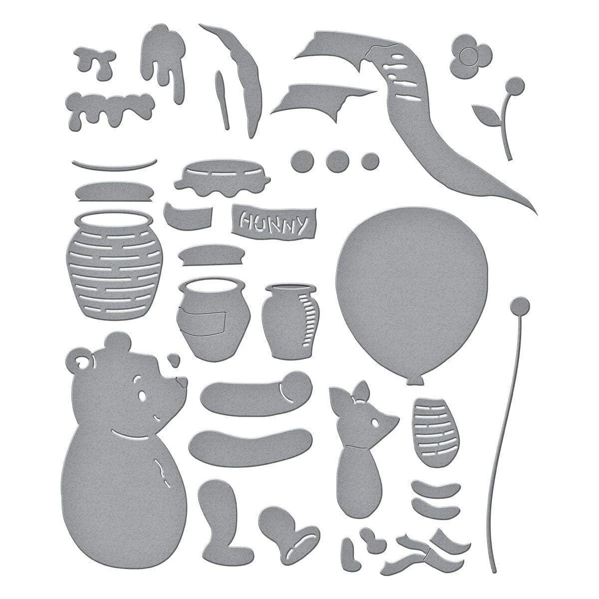 Pooh & Piglet Etched Dies in Collaboration with Simple Stories - Image 2