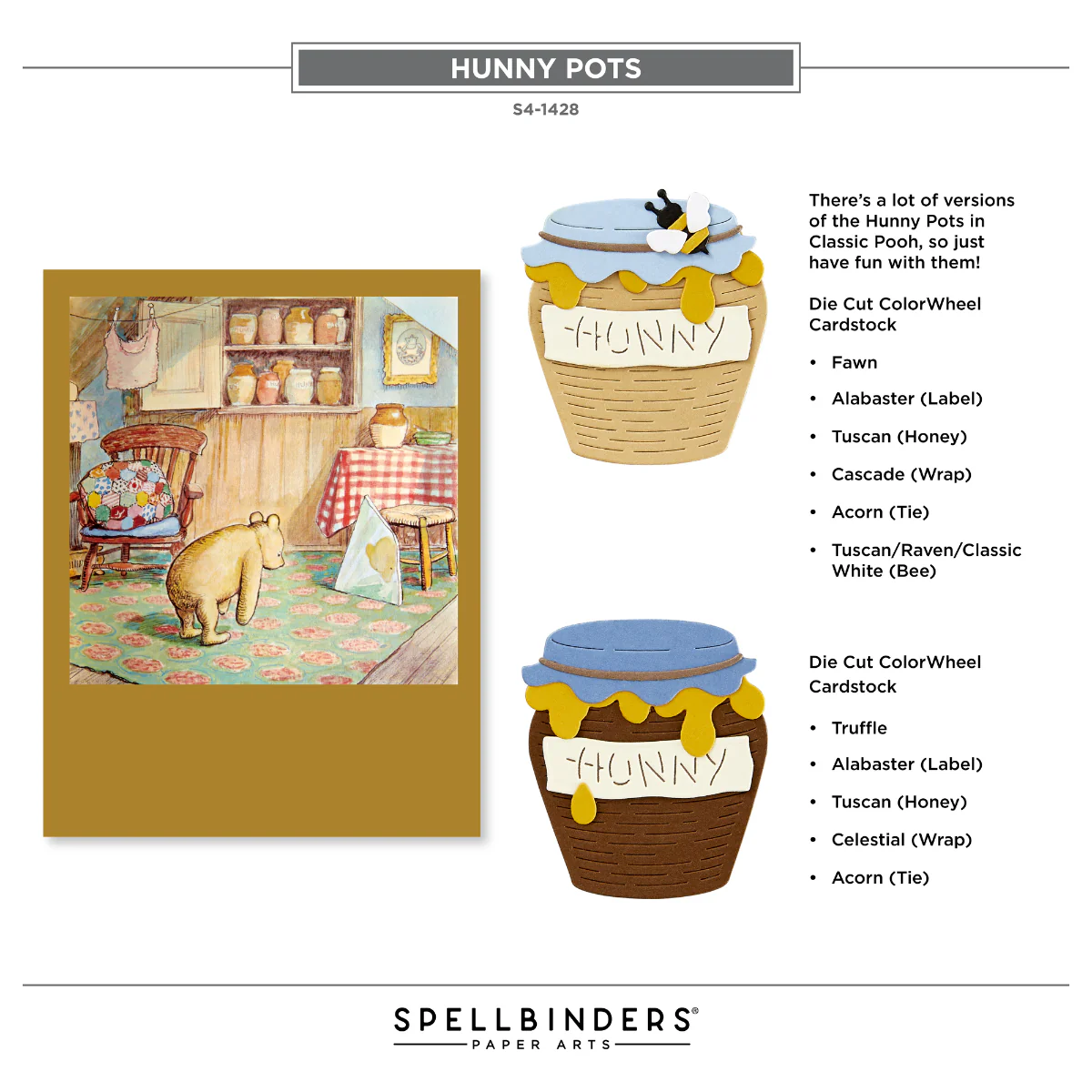 Pooh's Hunny Pot Etched Dies in Collaboration with Simple Stories - Image 8