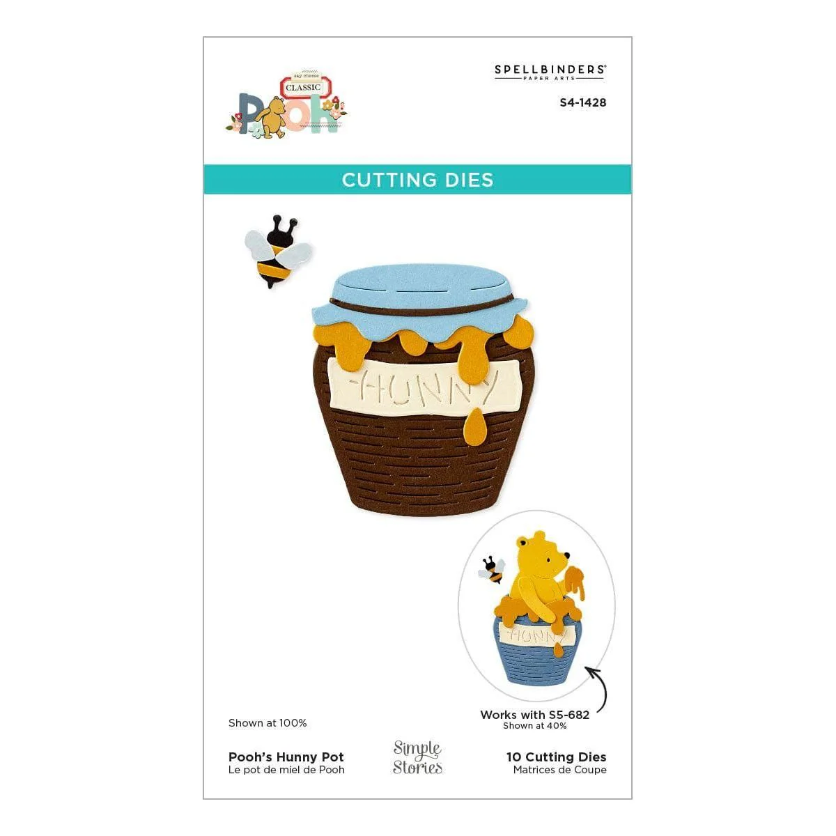 Pooh's Hunny Pot Etched Dies in Collaboration with Simple Stories - Image 9
