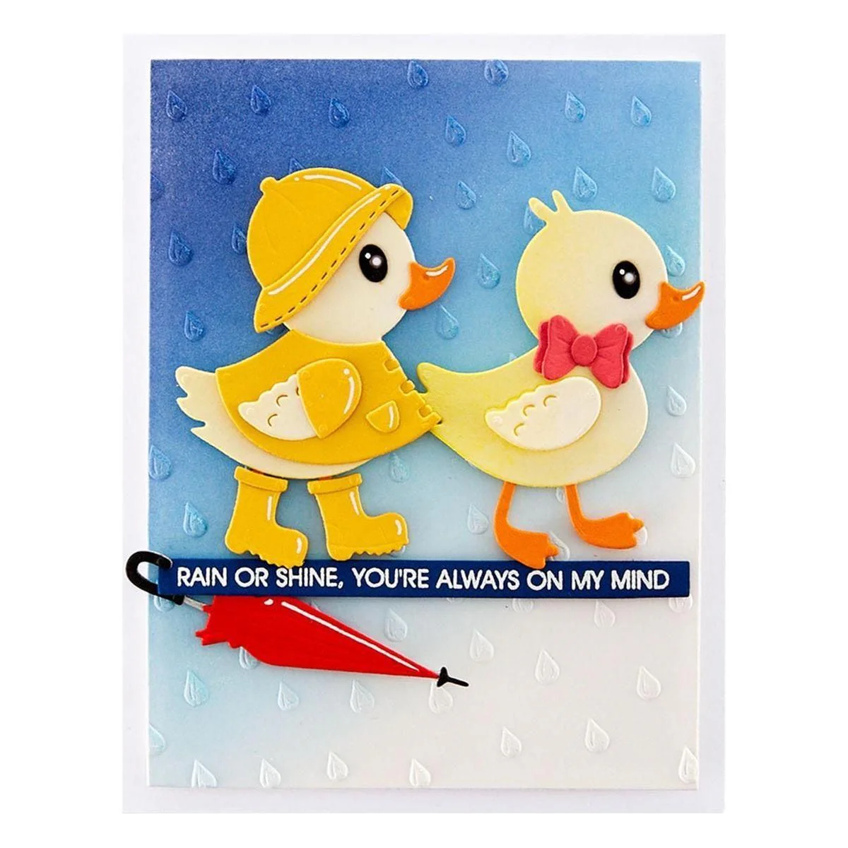 Raindrops 3D Embossing Folder from the Showered with Love Collection by Vicky Papaioannou - Image 3