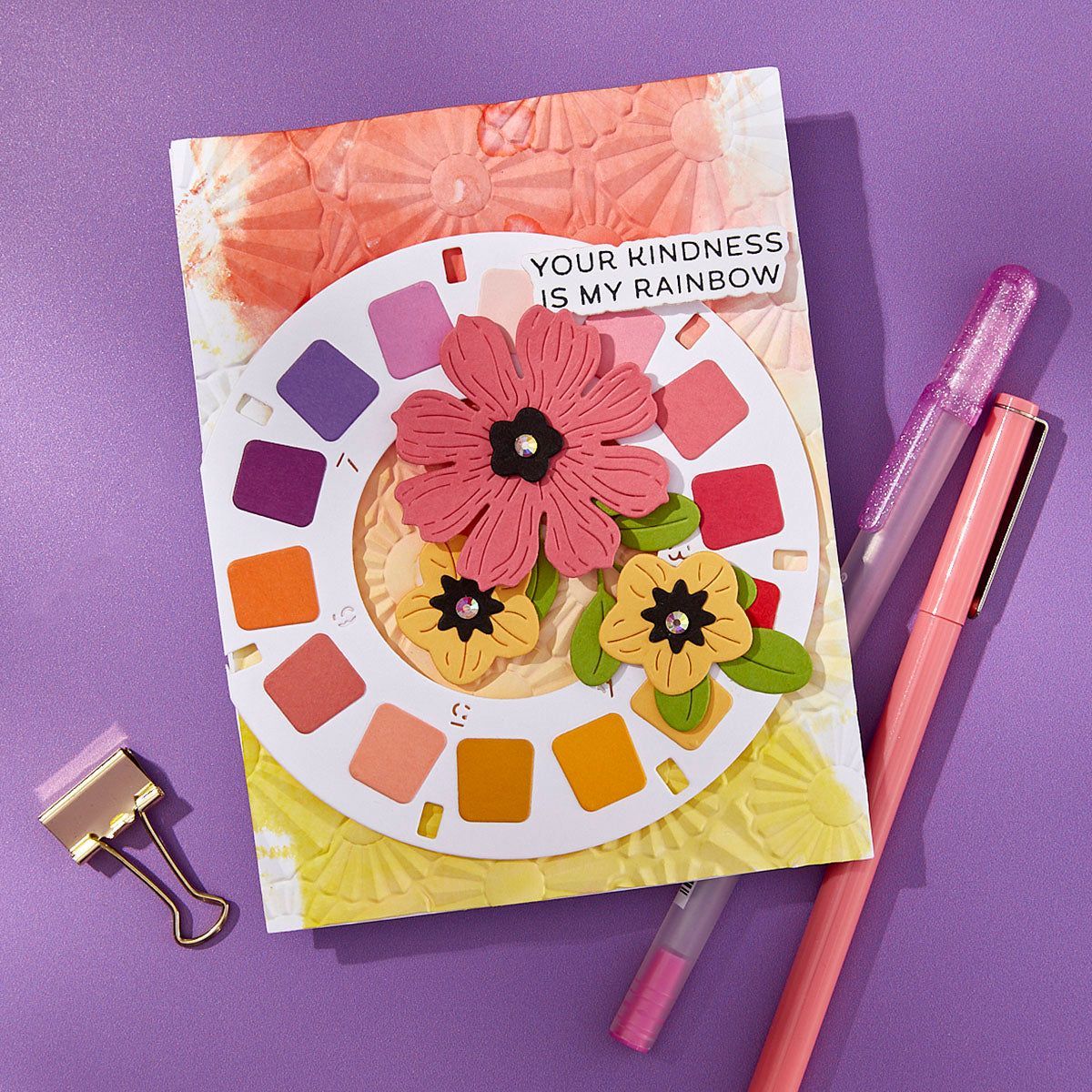 Reel Color Sentiments BetterPress Plate & Die Set from the Take Note Collection - Image 10