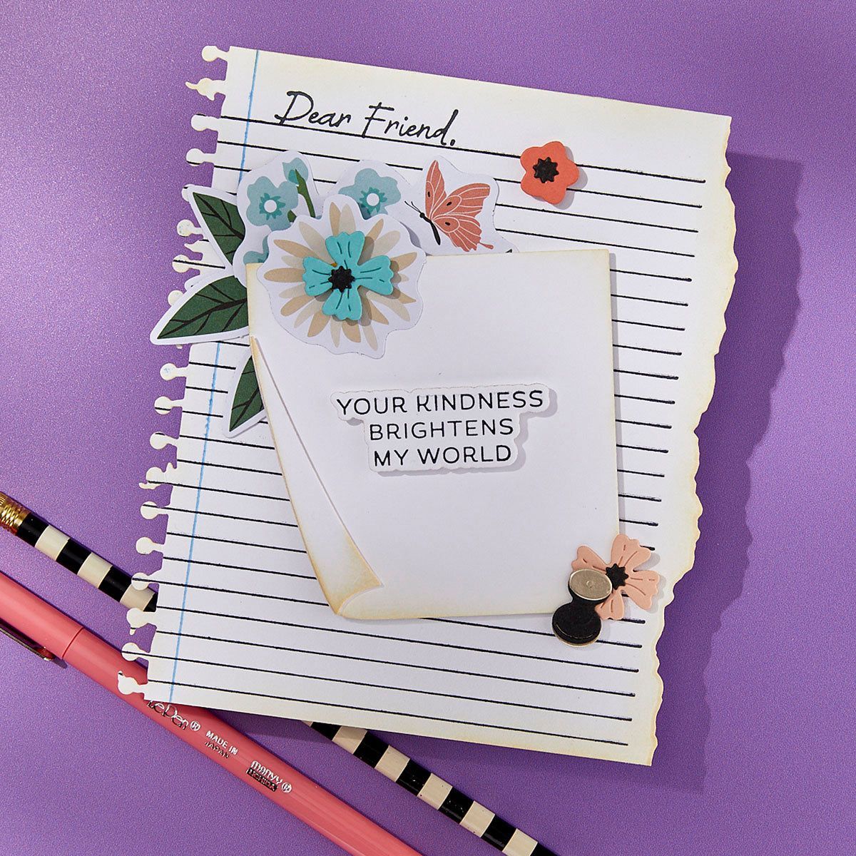 Reel Color Sentiments BetterPress Plate & Die Set from the Take Note Collection - Image 5