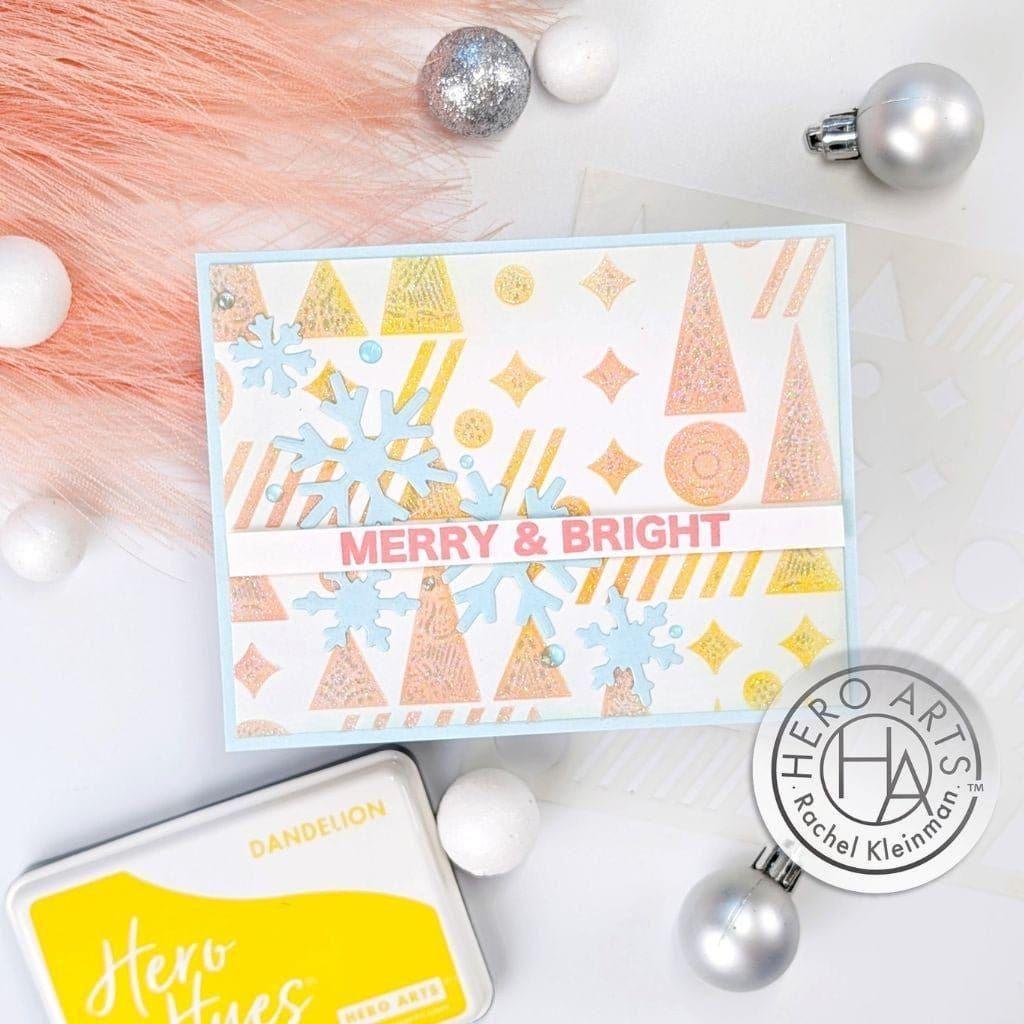Hero Arts Geometric Holiday Stencil - Image 5