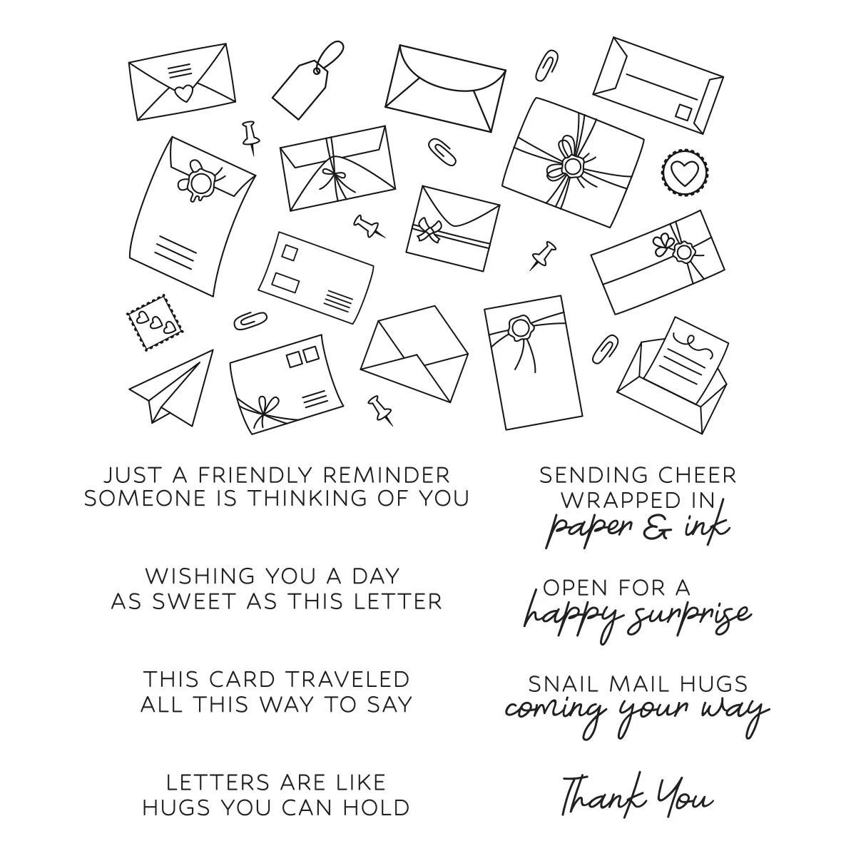 Send & Seal -  Clear Stamp of the Month - Image 2