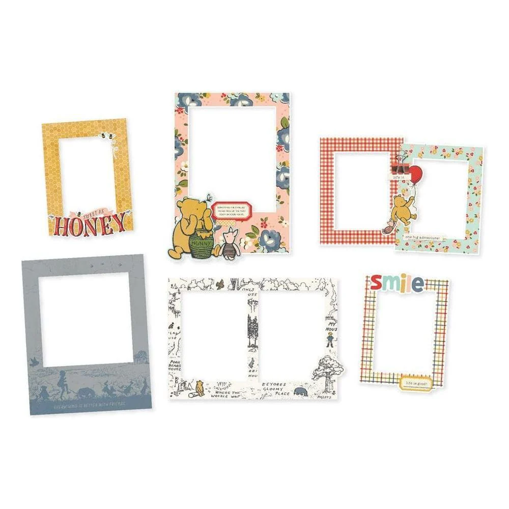 Simple Stories - Say Cheese Classic Pooh Chipboard Frames - Image 2