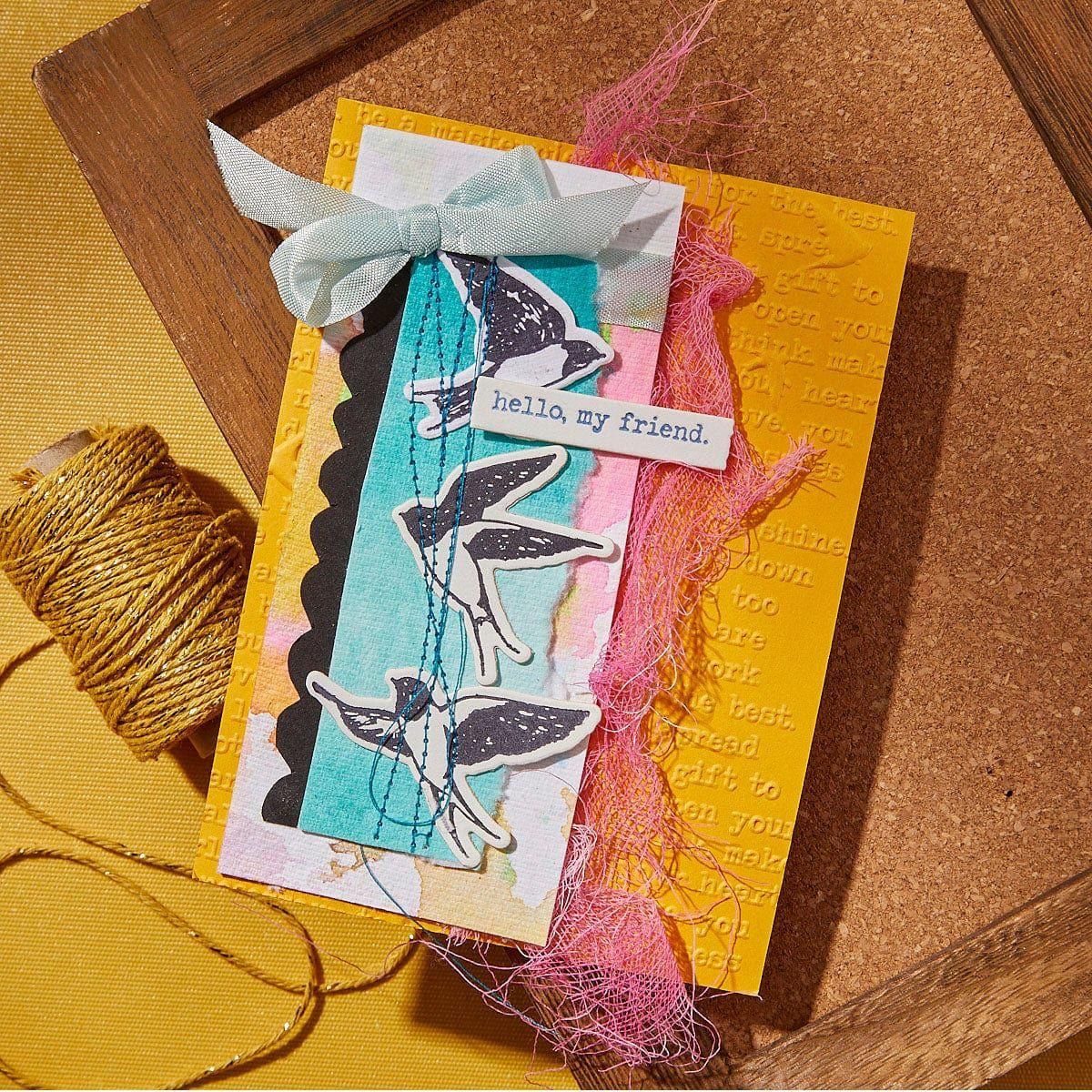 Soaring 3D Embossing Folder Embossing Folder by Dina Wakley - Image 5