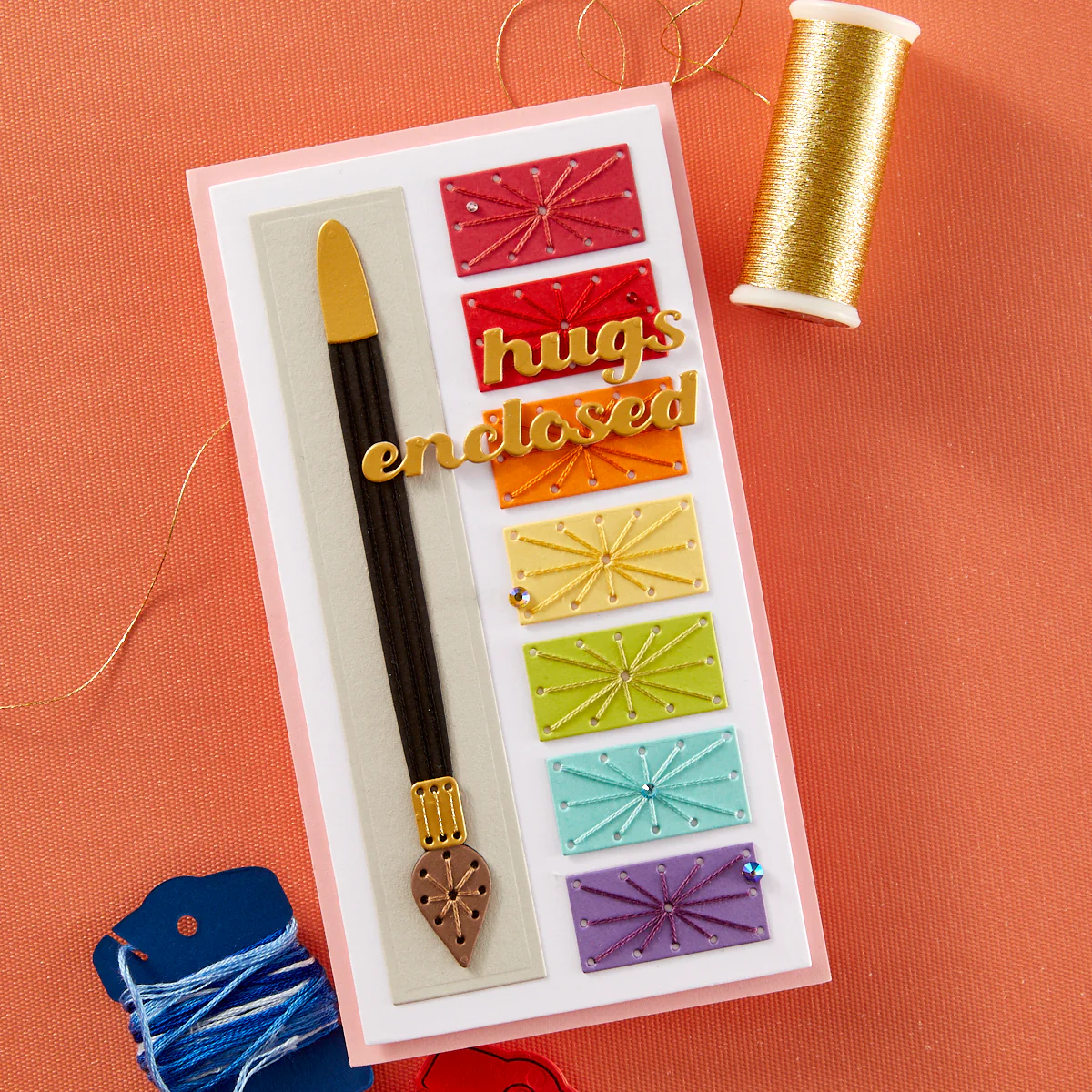 Stitched Colorful Palette - Stitching Die of the Month - Image 3