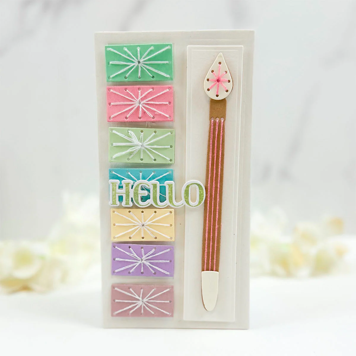 Stitched Colorful Palette - Stitching Die of the Month - Image 6