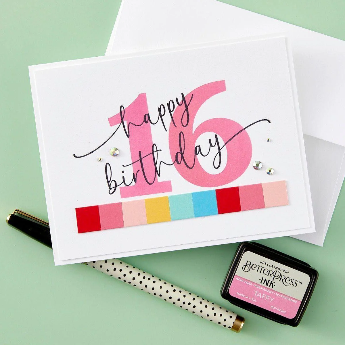 Sweeping Celebration Sentiments Press Plates - Image 7