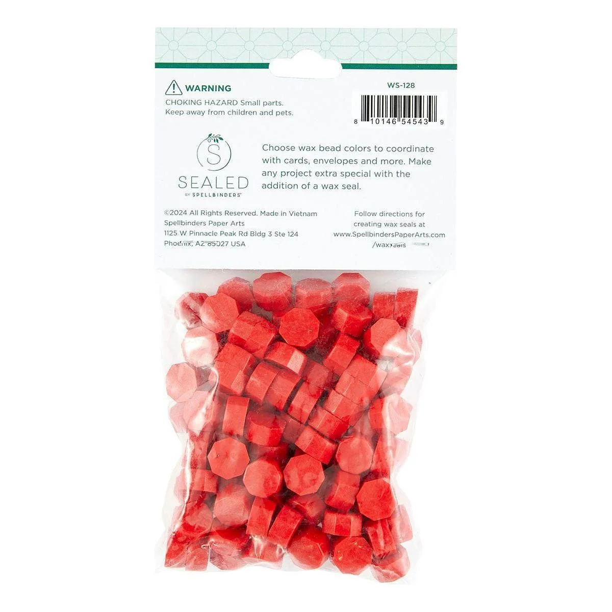 Vibrant Red Wax Beads - Image 3