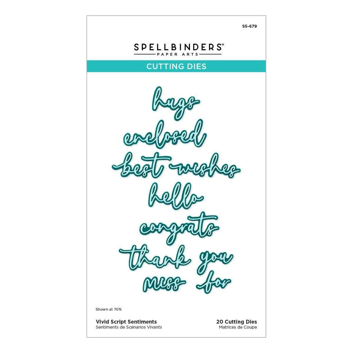 Vivid Script Sentiments Etched Dies from the Vivid Expressions Collection - Image 9