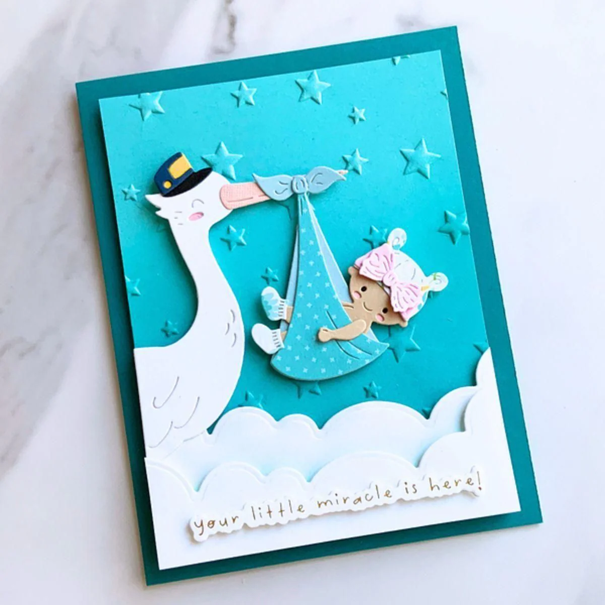 Wishing Stars 3D Embossing Folder - Image 5