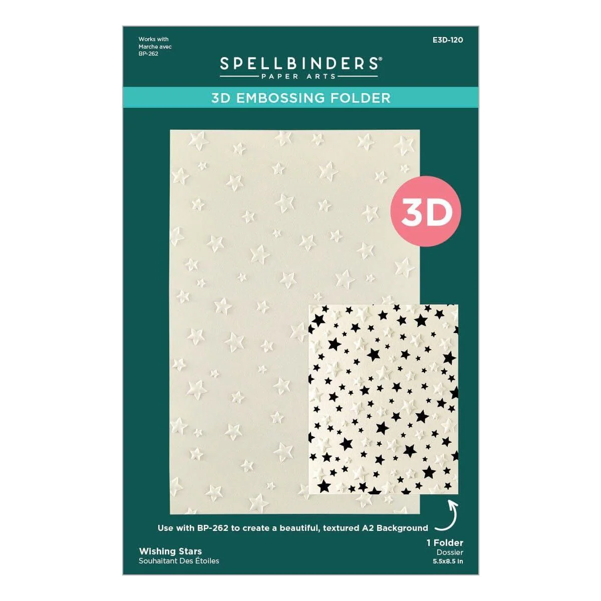 Wishing Stars 3D Embossing Folder - Image 8