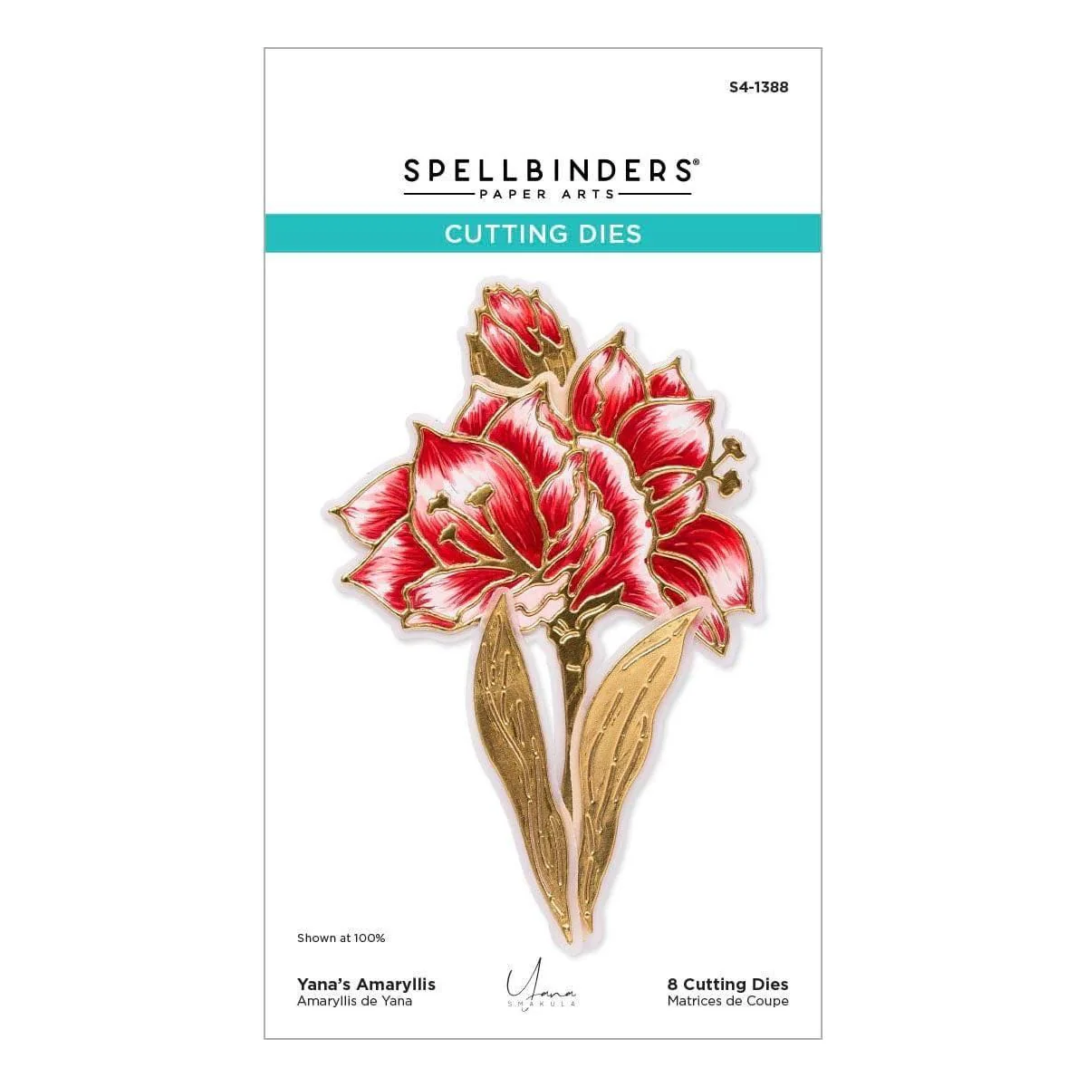 Yana's Amaryllis Etched Dies from the Amaryllis Christmas Collection by Yana Smakula - Image 6